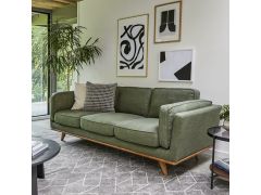 ספה תלת מושבית FLORIDA בגוון ירוק