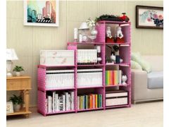 כוורת נקודות 9 תאים ורוד