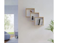 מדף בעיצוב ריבועים