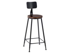 כיסא בר BAR גוון עץ אגוז