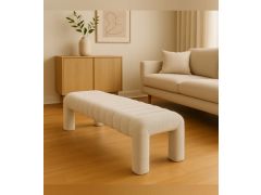 ספסל מרופד בעיצוב מודרני דגם אליסה