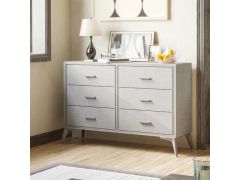 שידה מרופדת 6 מגירות דגם כרמלה