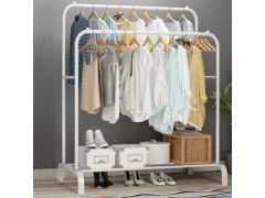 מתלה בגדים כפול – HANGER צבע לבן