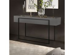 קונסולה בגוון אפור כהה ושחור דגם מלודי