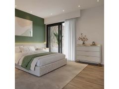 קומודה בגוון אופוייט מט ופרזול זהב דגם ענבר