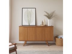 שידת כניסה בגוון עץ טבעי דגם רובין