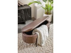 הדום/סטול אחסון דגם לוקה בגוון חום