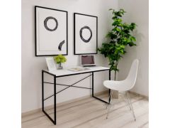 שולחן עבודה/למידה גוון שחור ולבן