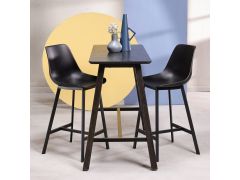 כסא בר שחור משענת גב דגם BOLY