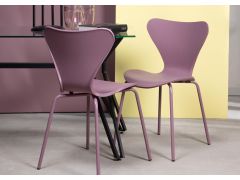 כסא פינת אוכל סגלגל פלסטיק קשיח דגם SKIPI