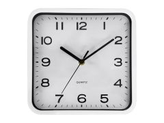 שעון קיר לבן 22*22 ס"מ דגם DOXO