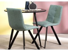 כסא פינת אוכל טורקיז מרופד דגם PROPER