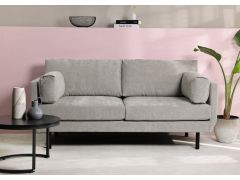 ספה דו מושבית 180 ס"מ בגוון אפרפר בהיר דגם LOOPING