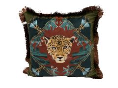 כרית נוי צבעונית 45*45 ס"מ דגם TIGER FRANZIM