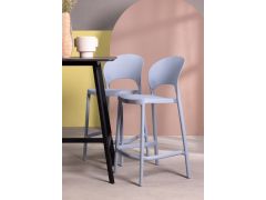 כסא בר כחלחל משענת גב דגם LANA