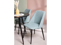 כסא פינת אוכל טורקיז מרופד דגם PRIZMO