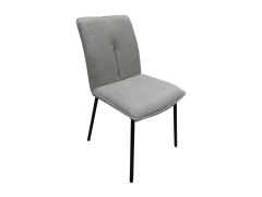 כסא פינת אוכל אפור בד דגם מייקל