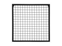 רשת תלייה מתכת בגוון שחור 80*80 ס"מ דגם MILI