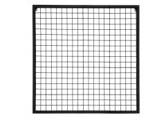 רשת תלייה מתכת בגוון שחור 100*100 ס"מ דגם MILI
