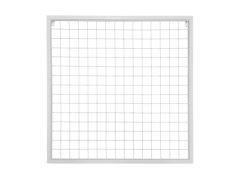 רשת תלייה מתכת בגוון לבן 80*80 ס"מ דגם MILI