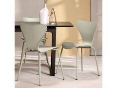 כסא פינת אוכל ירקרק פלסטיק קשיח דגם SKIPI