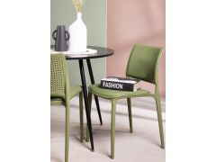 כסא פינת אוכל ירוק פלסטיק דגם SITO