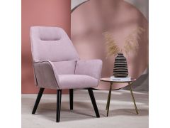 כורסא בד בגוון ורוד דגם SIKI