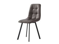 כסא פינת אוכל חום דמוי עור דגם SAROTO