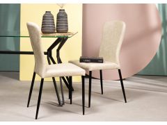 כסא פינת אוכל בז' דמוי עור דגם JOY