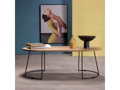 שולחן סלון 120*59.5 ס"מ בגוון דבש דגם KLICK