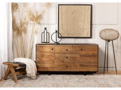 בופה בגוון טבעי/שחור דגם הולסי