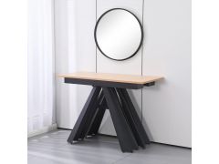 קונסולה נפתחת לפינת אוכל רוחב 1.10 מטר דגם דוכס גוון אלון