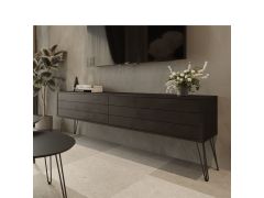 מזנון לסלון 1.8 מטר קולקציית Black