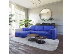 מערכת ישיבה פינתית דגם רום 2.70 Ram Design צבע כחול