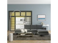 סלון פינתי מודולרי דגם רויאל ביסיק Ram Design צבע אפור