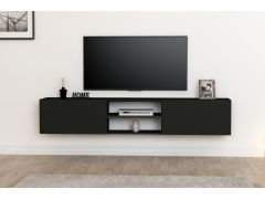 מזנון צף תלוי ברוחב 180 ס"מ דגם איתי גוון שחור