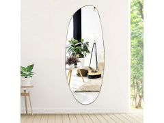 מראה טיפה גדולה עם מסגרת מתכת זהב במידה 72X180 ס"מ