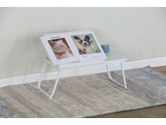 שולחן למחשב נייד דגם MIAMI בגוון לבן