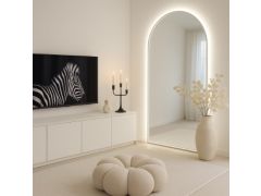 מראה קשתית עם תאורת לד