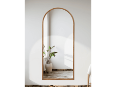 מראה קשת עם מסגרת עץ