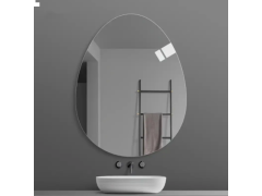 מראה ביצה ללא מסגרת