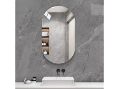 מראה אובלית ללא מסגרת