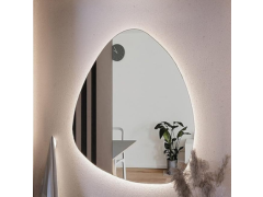 מראה מרחפת עם תאורת לד אחורית