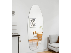 מראה אמורפית ללא מסגרת