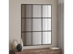 מראה ריבועים בגוון שחור