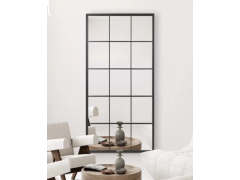 מראה מלבנית ריבועים צבע שחור