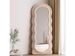 מראה גוף דגם Honyee מסגרת עץ עטופה בפלנל