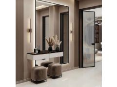 מראה מלבנית עם לד- דגם אור