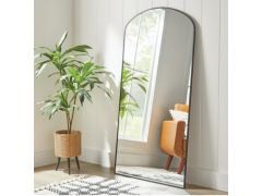 מראת גוף חצי מעוגלת HALF שחור