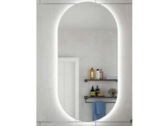 מראה אליפסה עם לד